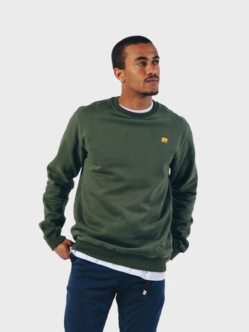 Trendsplant Sweatshirt ' ESSENTIAL ' in Green: front
