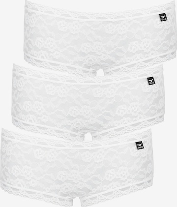 like it! Boyshorts 'Lisa' in White: front