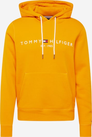 TOMMY HILFIGER Sweat-shirt en bleu marine / orange / rouge / blanc cassé, Vue avec produit