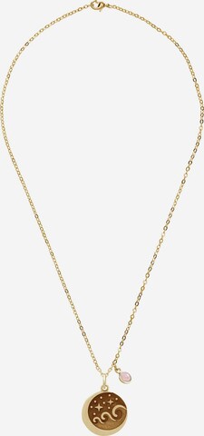 Gemshine Necklace in Gold: front