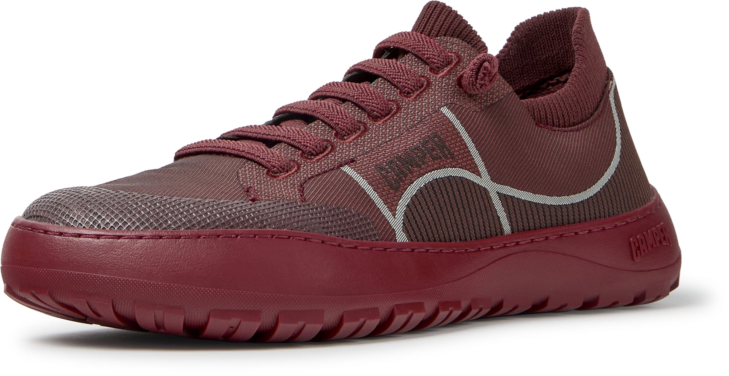 CAMPER Sneakers laag ' Peu Serra ' in Rood: voorkant