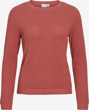 VILA Sweater 'VIDALO' in Red: front