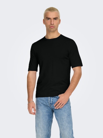 Only & Sons Shirt '22022928'‌‌‌‌‌‌‌ in Schwarz