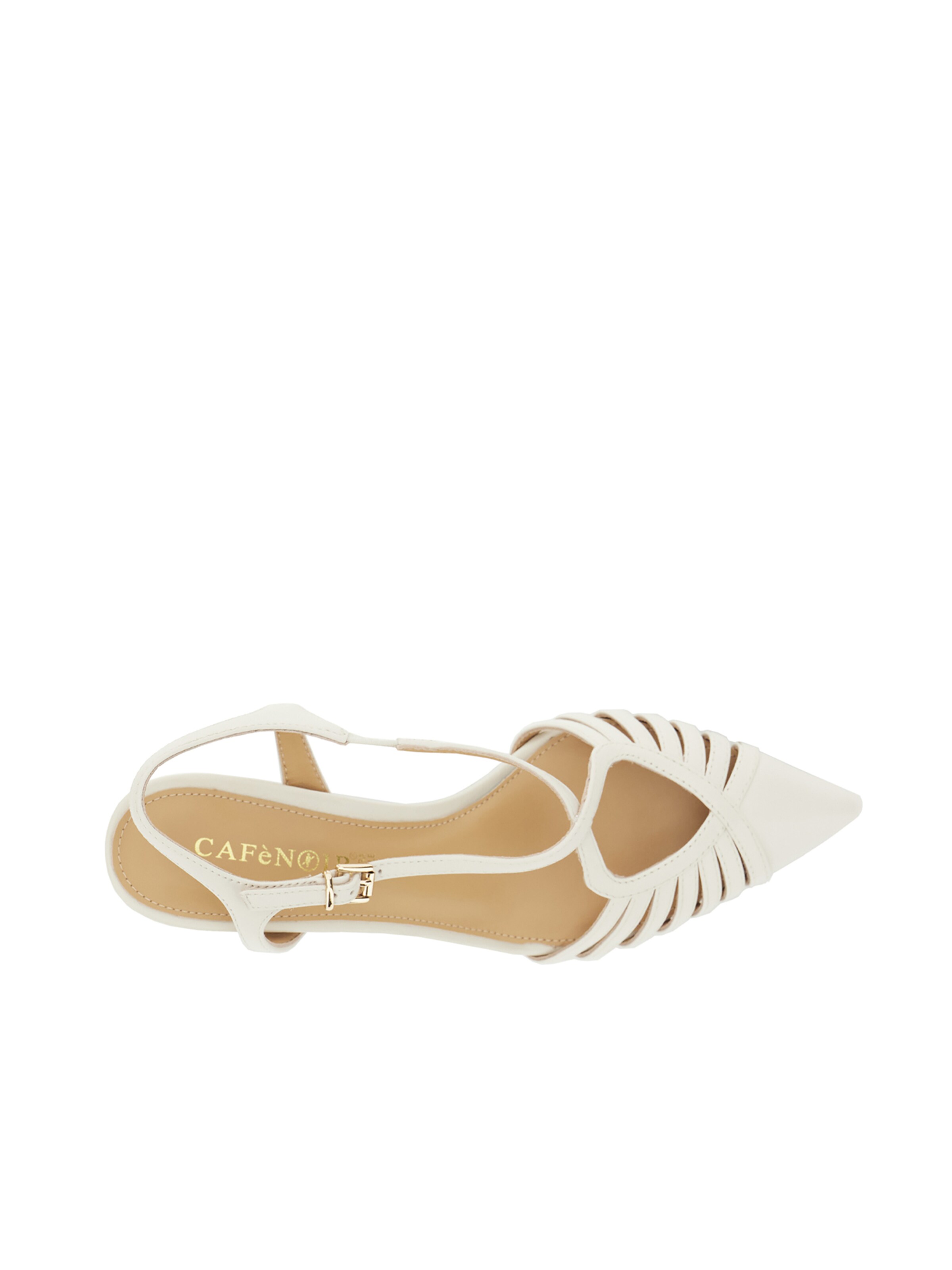 Décolleté di CAFè NOIR in bianco