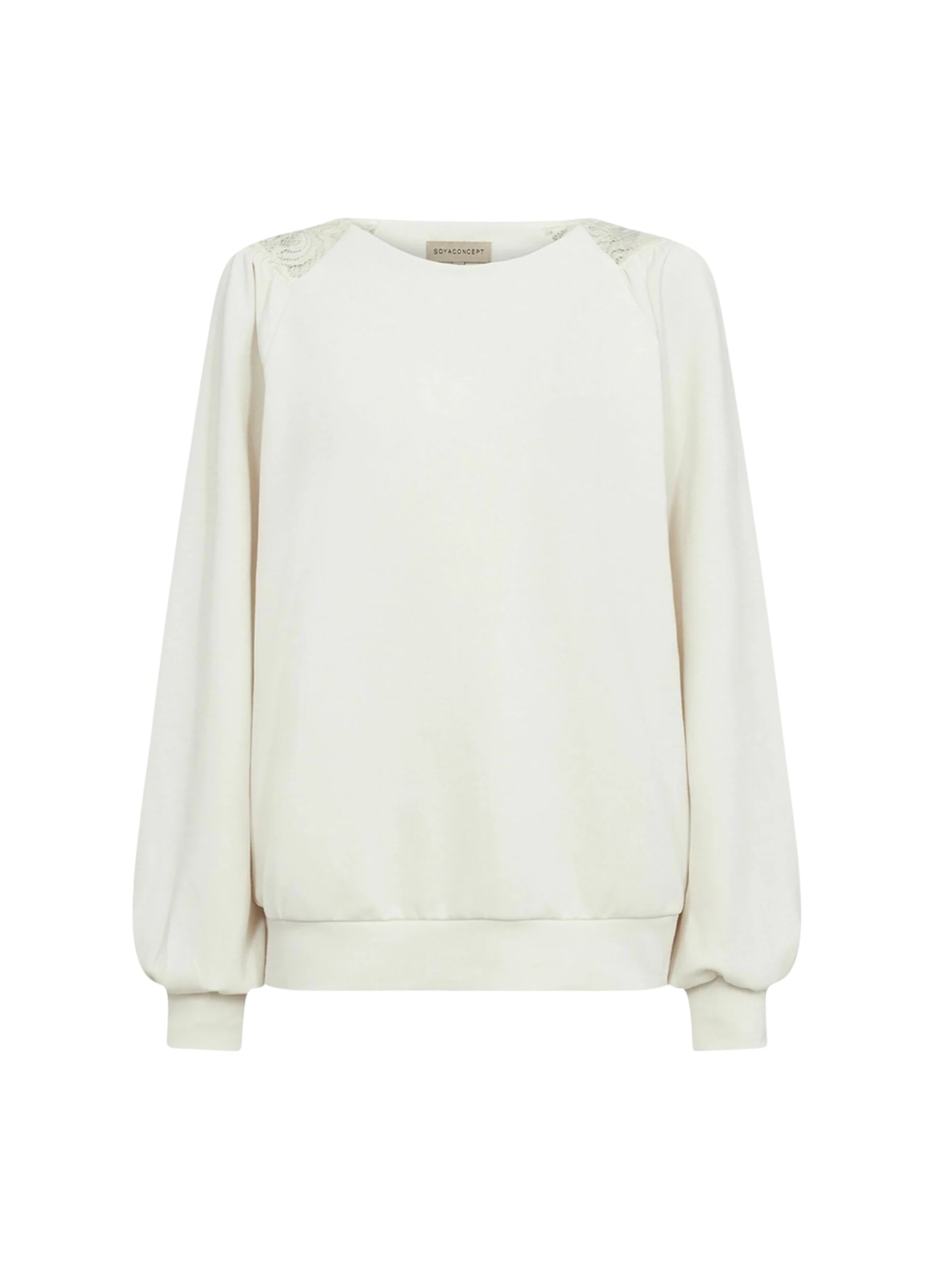 Soyaconcept Sweatshirt 'Banu' in Wit: voorkant