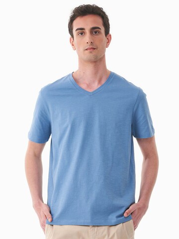 Organication Shirt in Blue: front