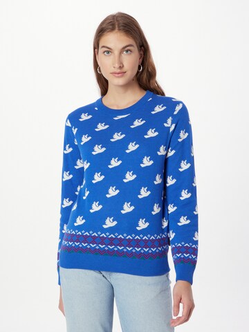 Iriedaily Sweater 'Rudy' in Blue: front