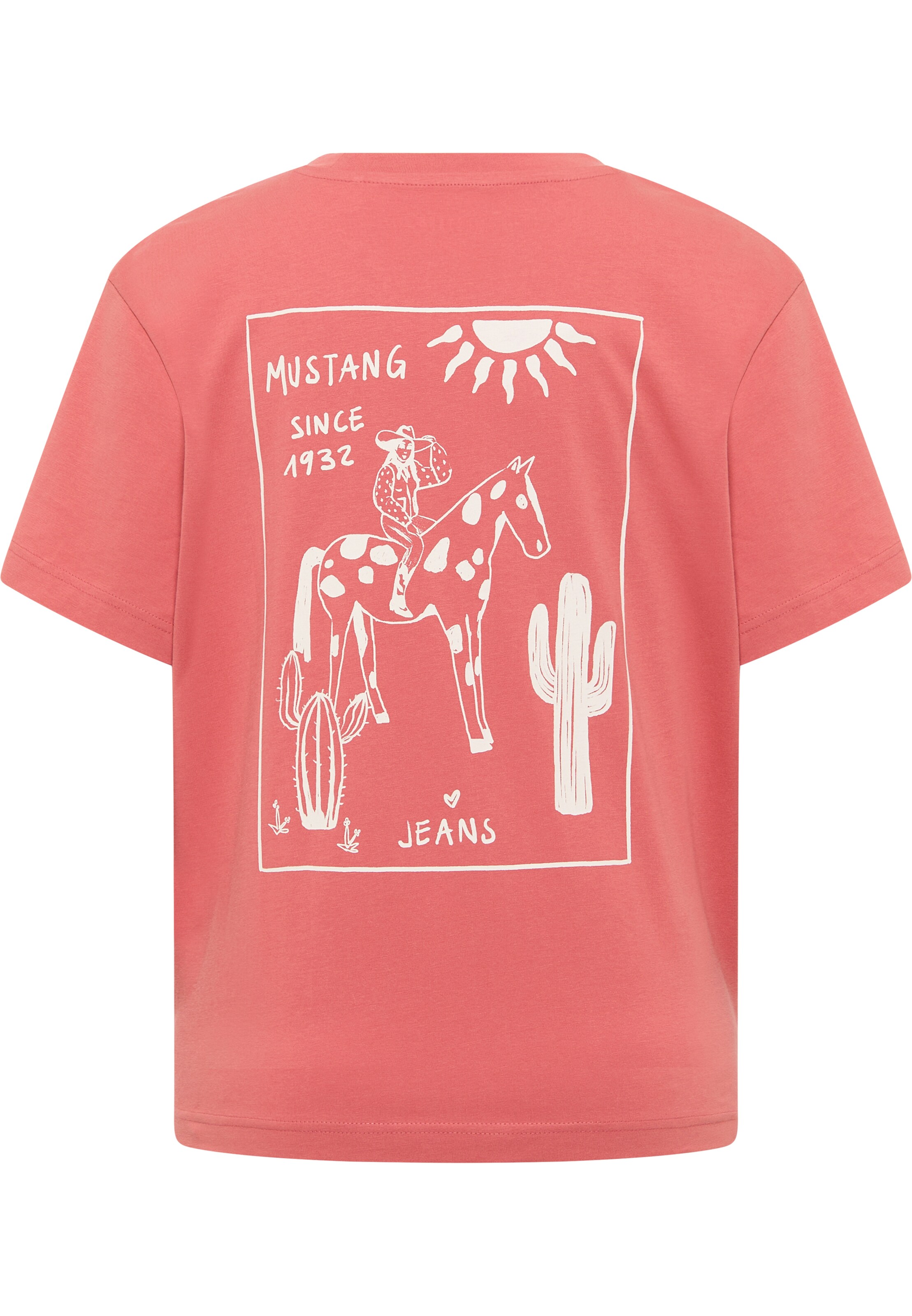 MUSTANG Shirt 'Floris' in Red: front