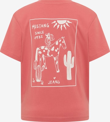 MUSTANG Shirt 'Floris' in Red: front