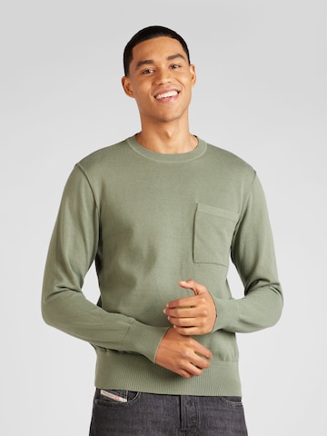 JACK & JONES Sweater 'NEAL' in Green: front