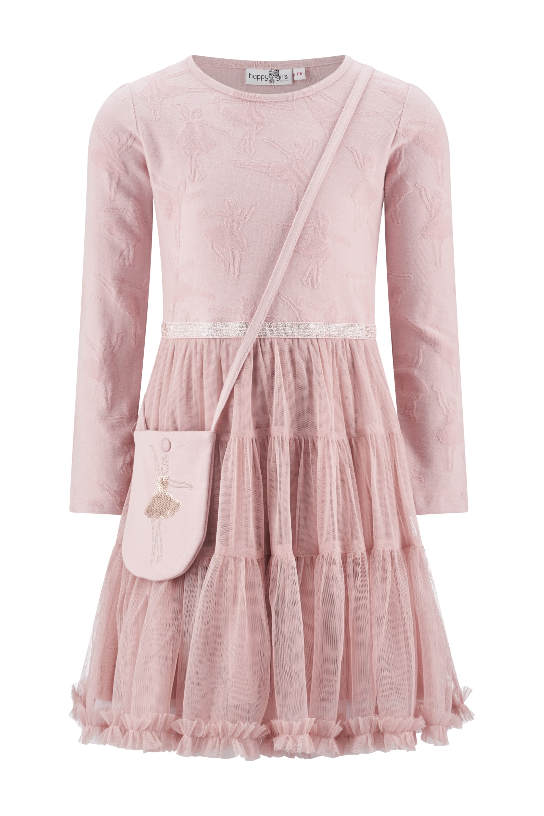 Rochie de la happy girls pe roz: față
