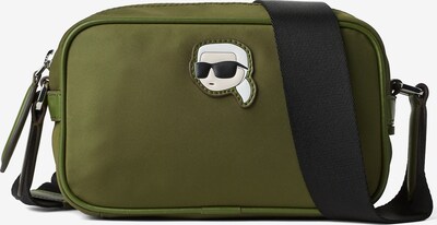 Karl Lagerfeld Bolso de hombro en oliva / negro / blanco, Vista del producto