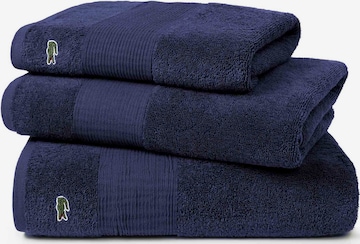 LACOSTE Shower Towel in Blue