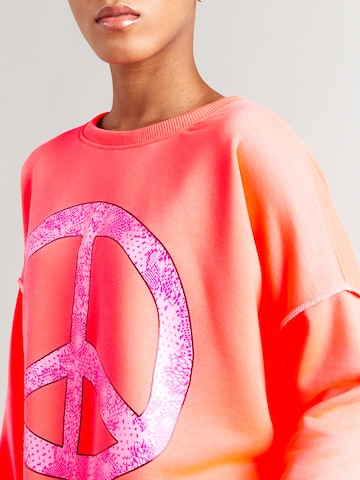 Sweat-shirt 'Peace Love Harmony' miss goodlife en rose