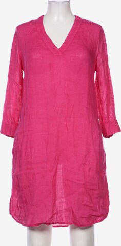 120% Lino Dress in S in Pink: front