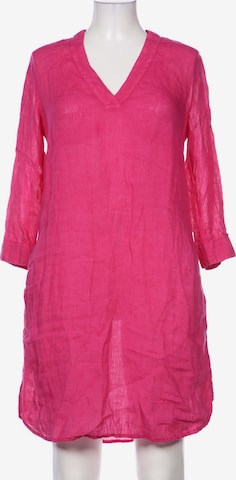 120% Lino Dress in S in Pink: front