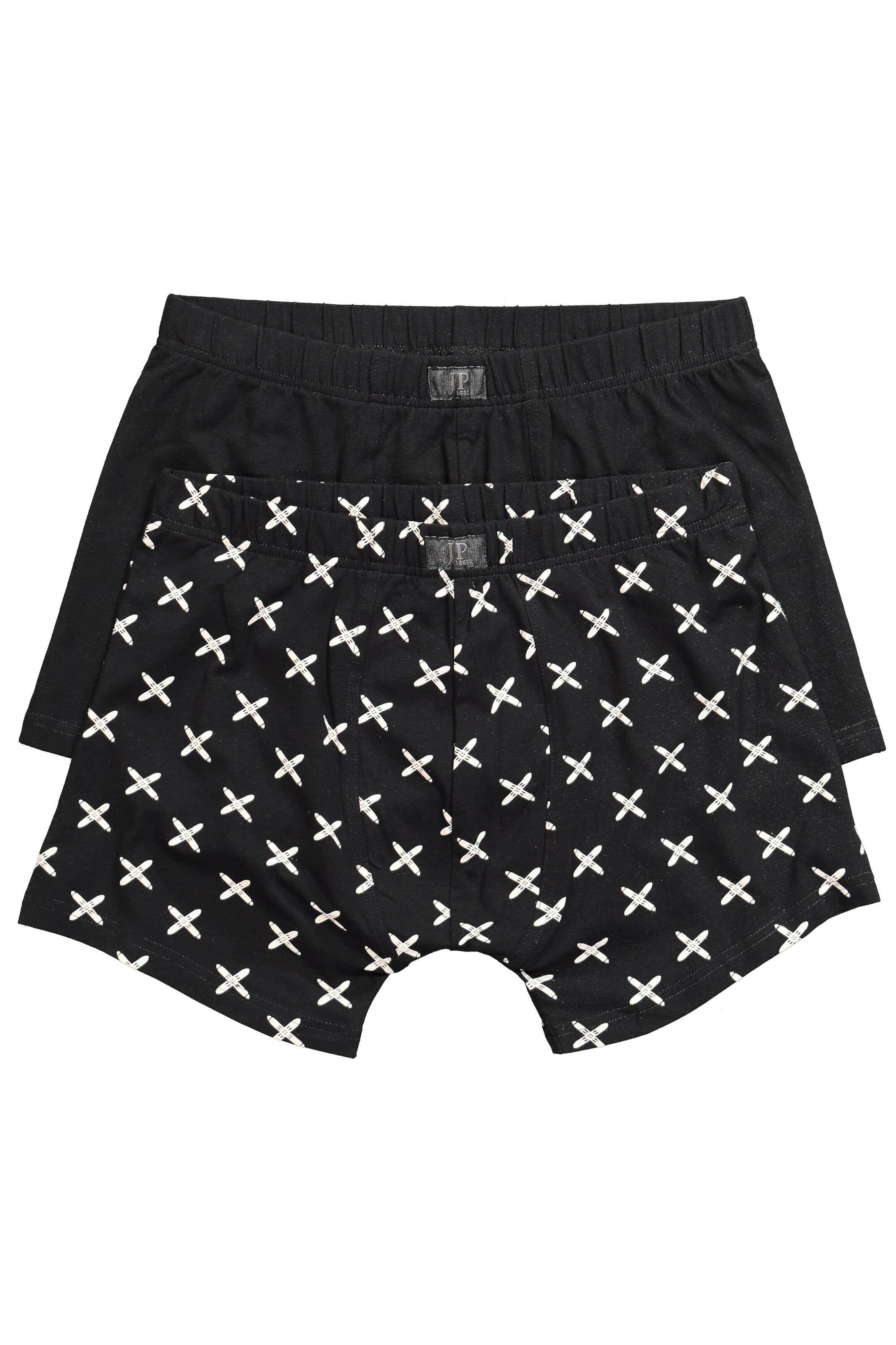 JP1880 Boxershorts in Zwart: voorkant