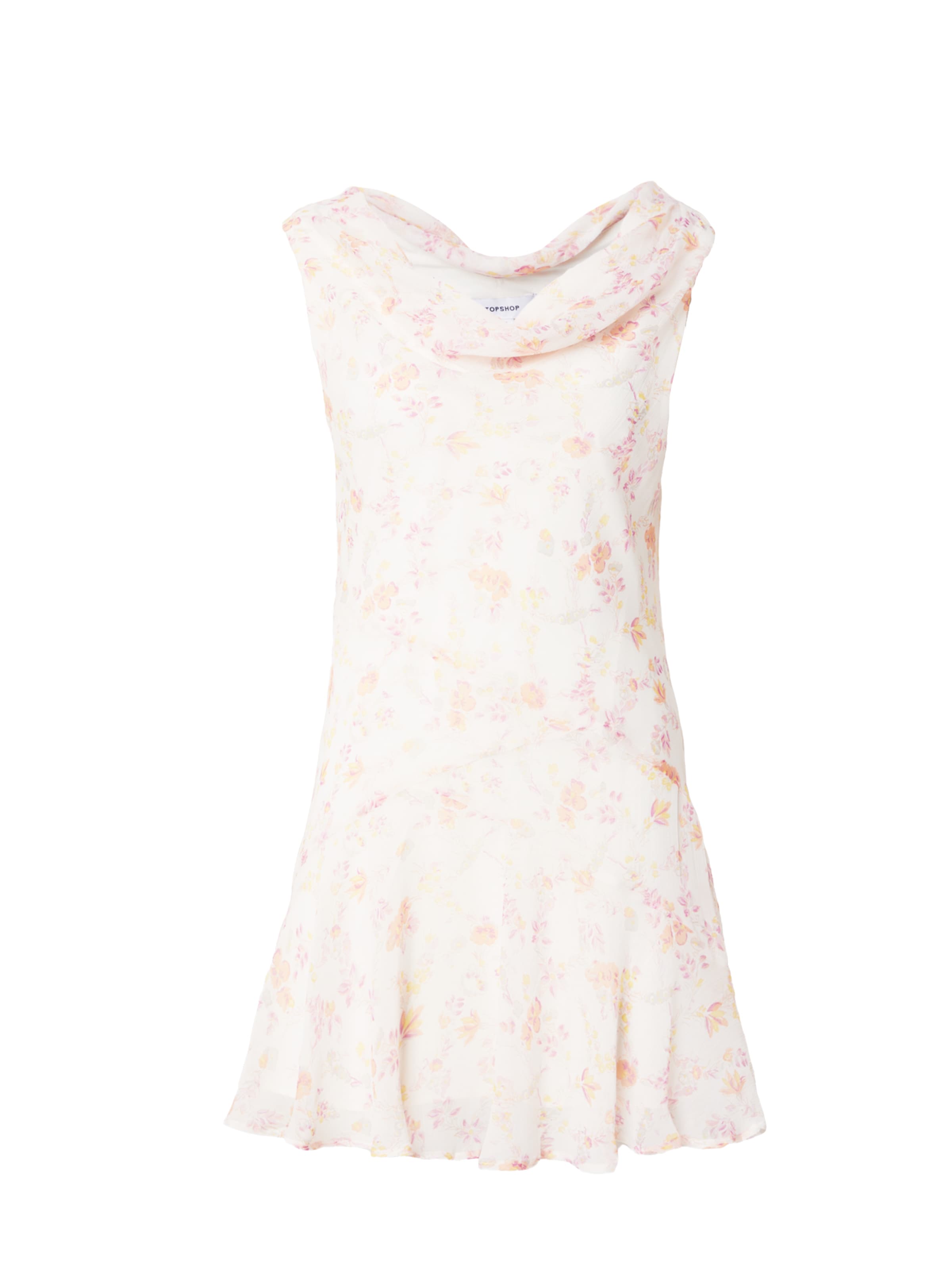 TOPSHOP Сарафан 'NIA' в Ярко-розовый: спереди