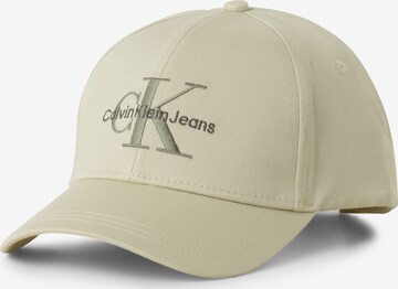 Calvin Klein Jeans Regular Cap in Green: front