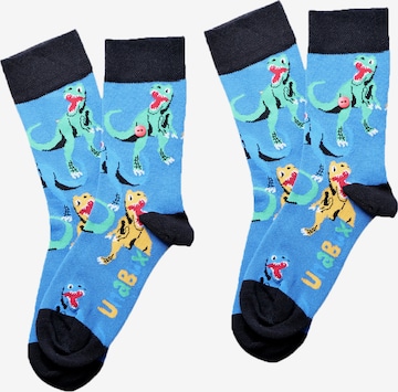 UNABUX Freizeitsocken ' Prints ' in Mischfarben: Vorderseite