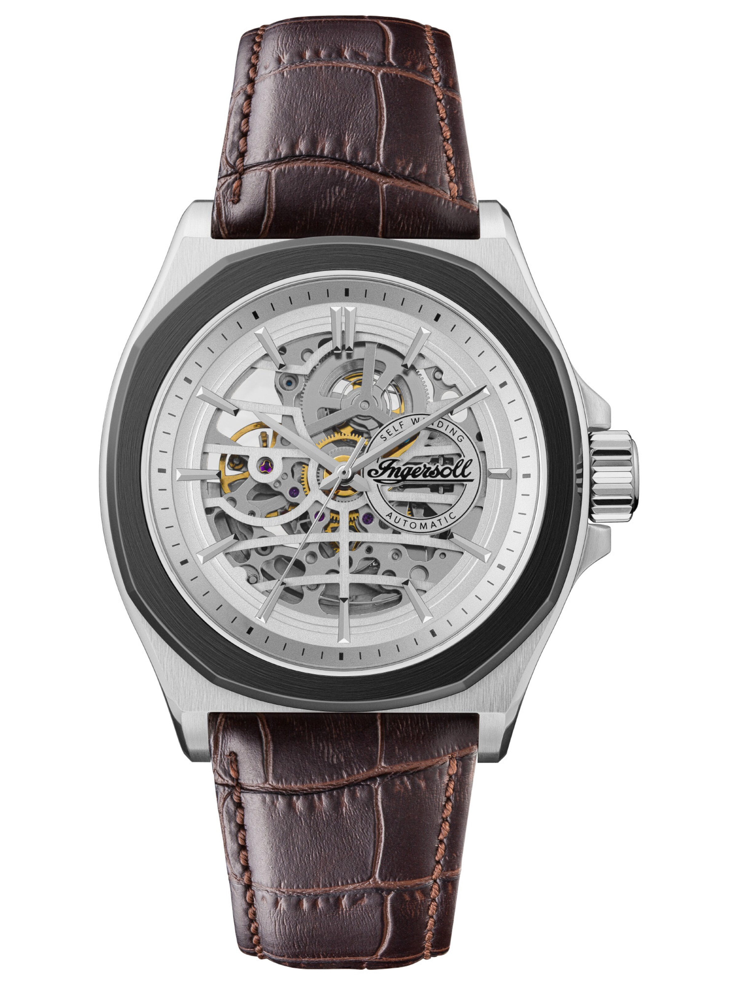 INGERSOLL Analog watch in Brown / Black / Silver, Item view