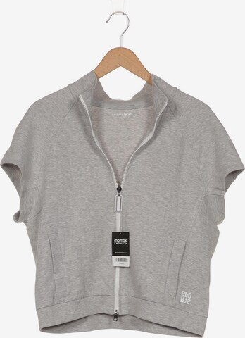 Marc Cain Sweatshirt & Zip-Up Hoodie in S in Grey: front