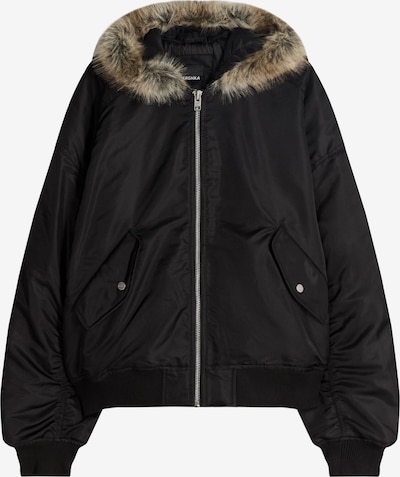 Bershka Kurtka przejściowa w kolorze czarnym, Podgląd produktu