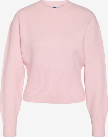 Pullover ' LOAN ' di Noisy may in rosa: frontale