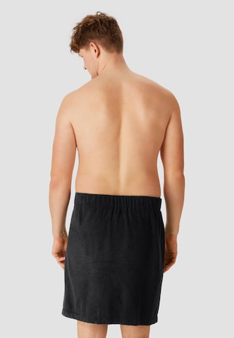 SCHIESSER Towel 'Rom' in Black