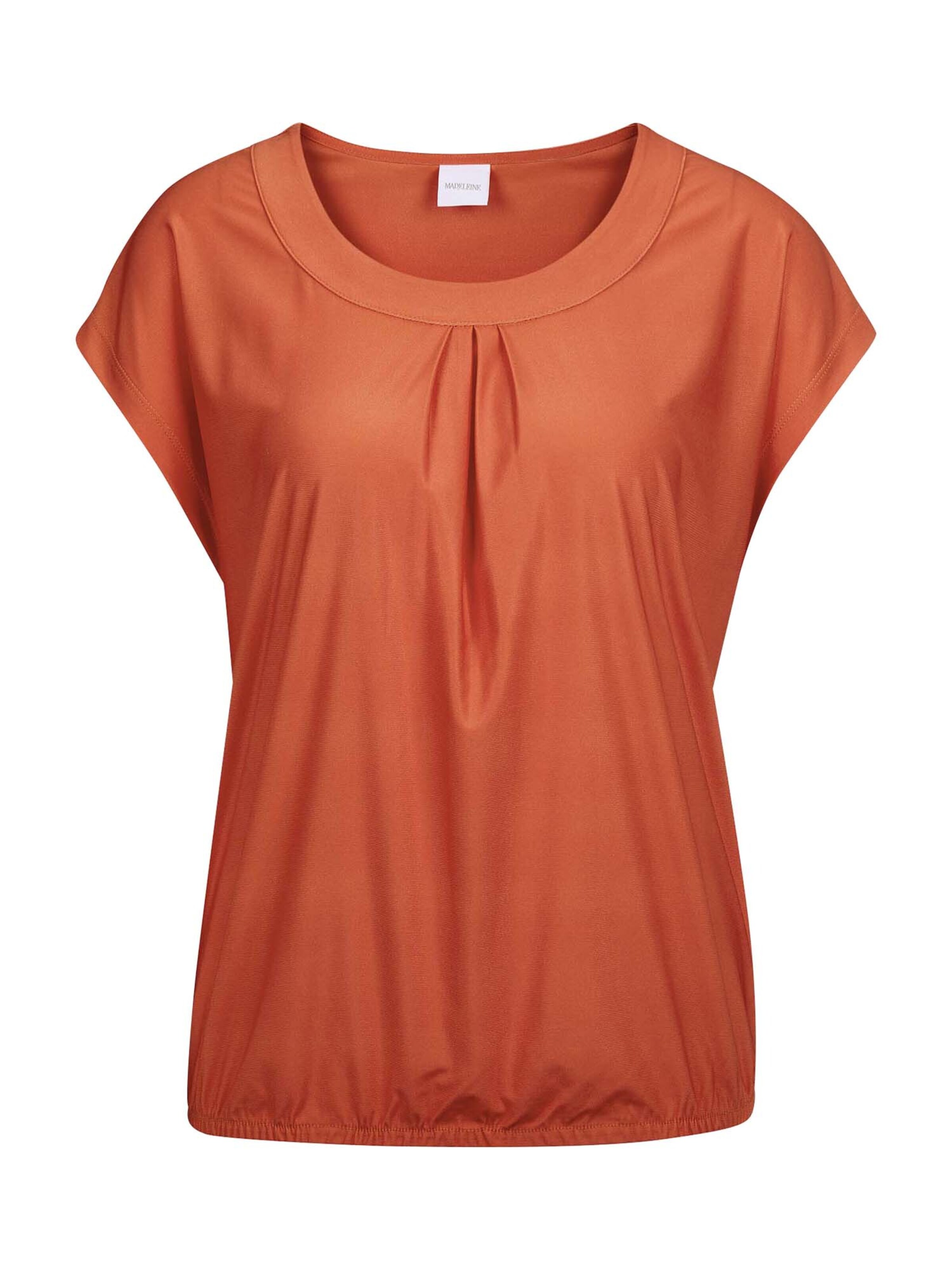 T-shirt MADELEINE en orange : devant