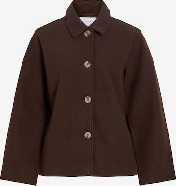 Veste mi-saison VILA en marron : devant