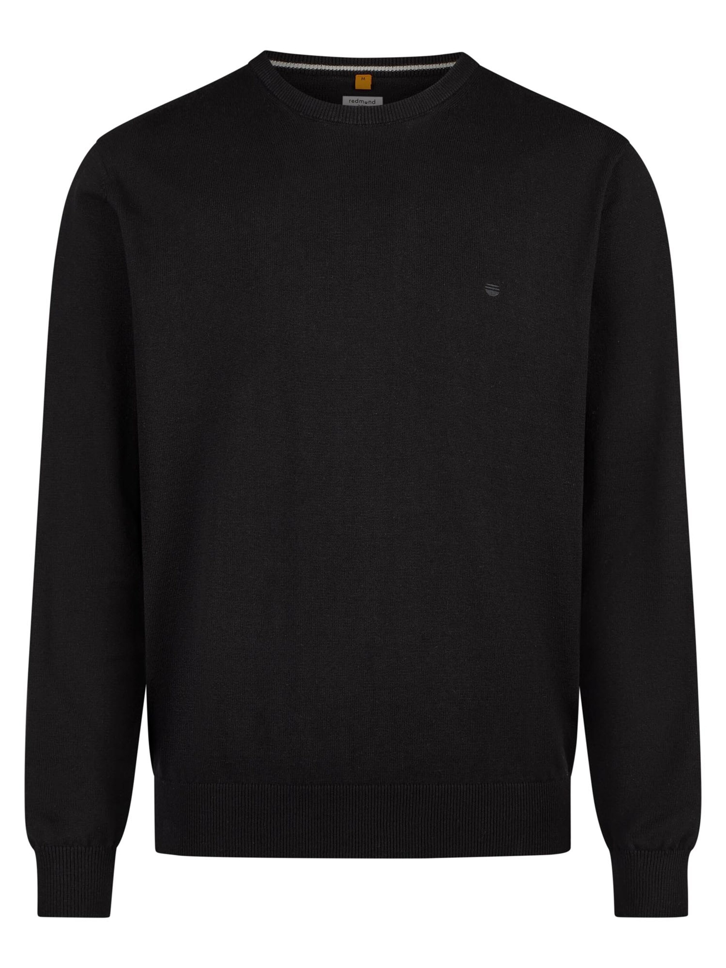 redmond Pullover 'Basic'‌‌‌‌ in Schwarz: Vorderseite