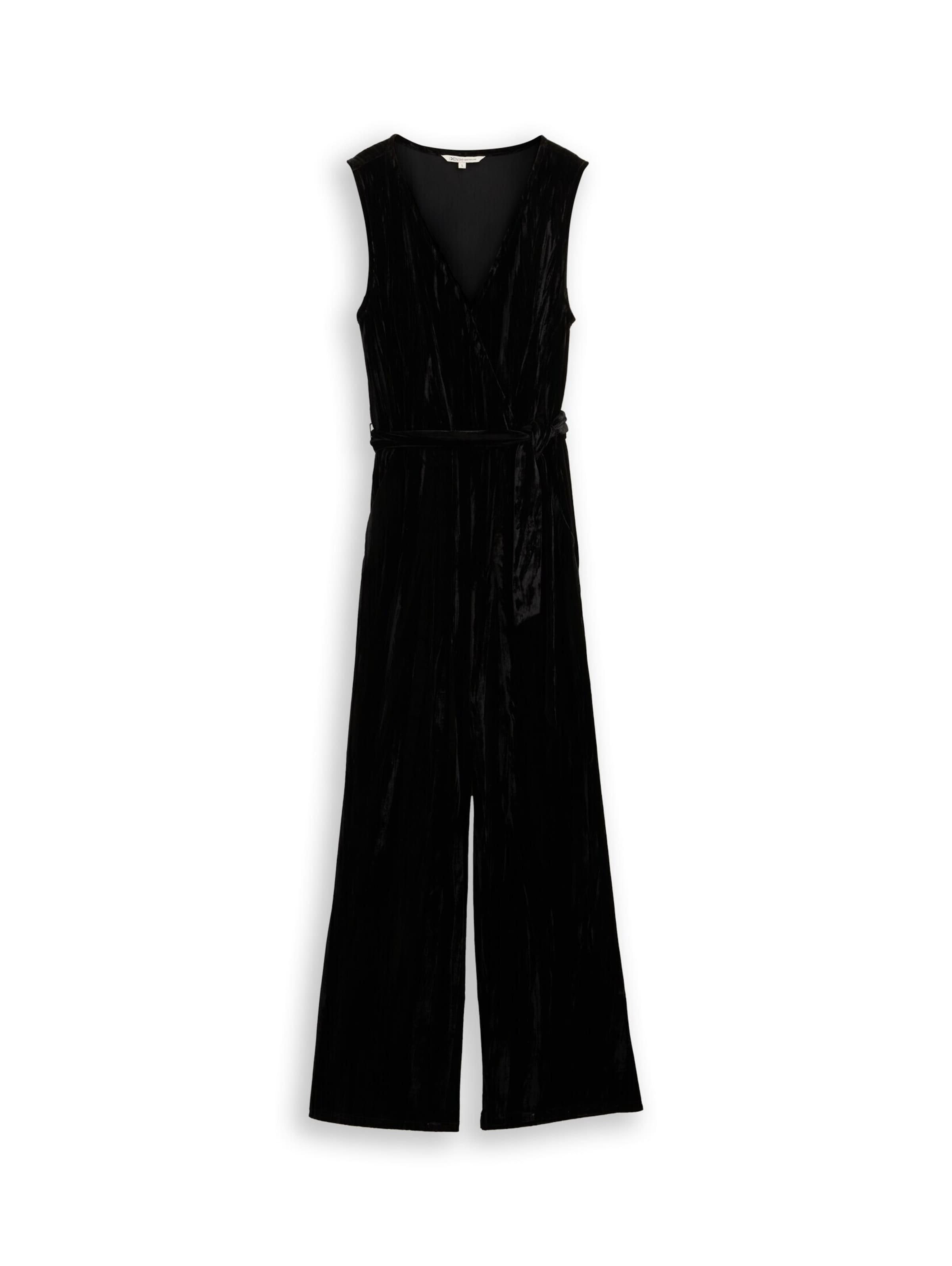 TOM TAILOR DENIM Jumpsuit in Black: front