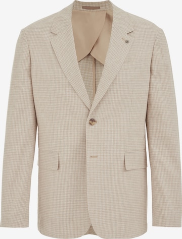 smėlio WE Fashion Priglundantis modelis Dalykinio stiliaus švarkas: priekis