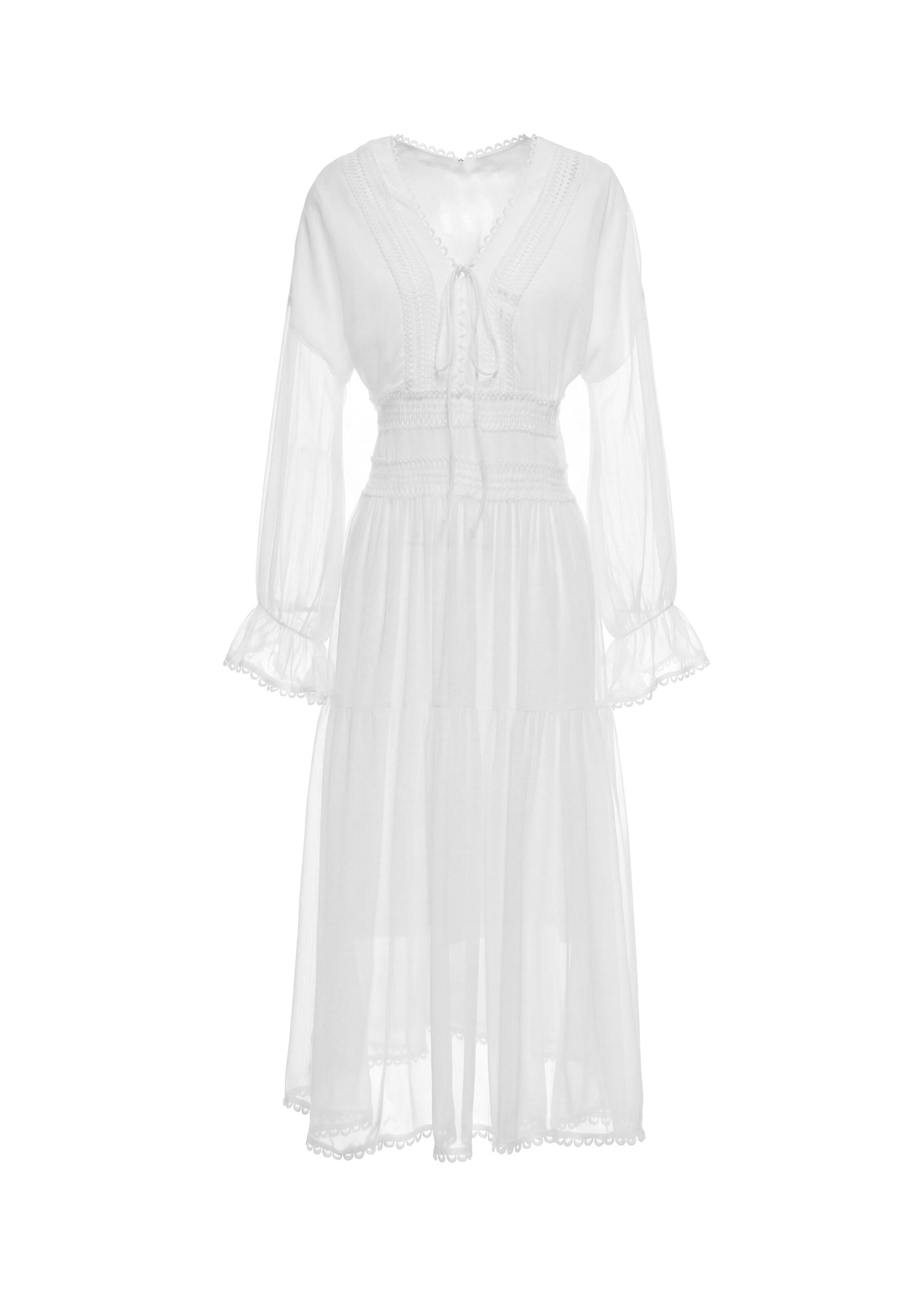 IZIA Summer dress 'Festival' in White: front