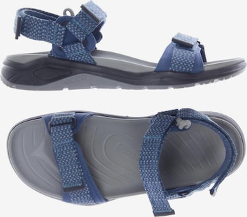 ECCO Sandalen 42 in Blau: predná strana