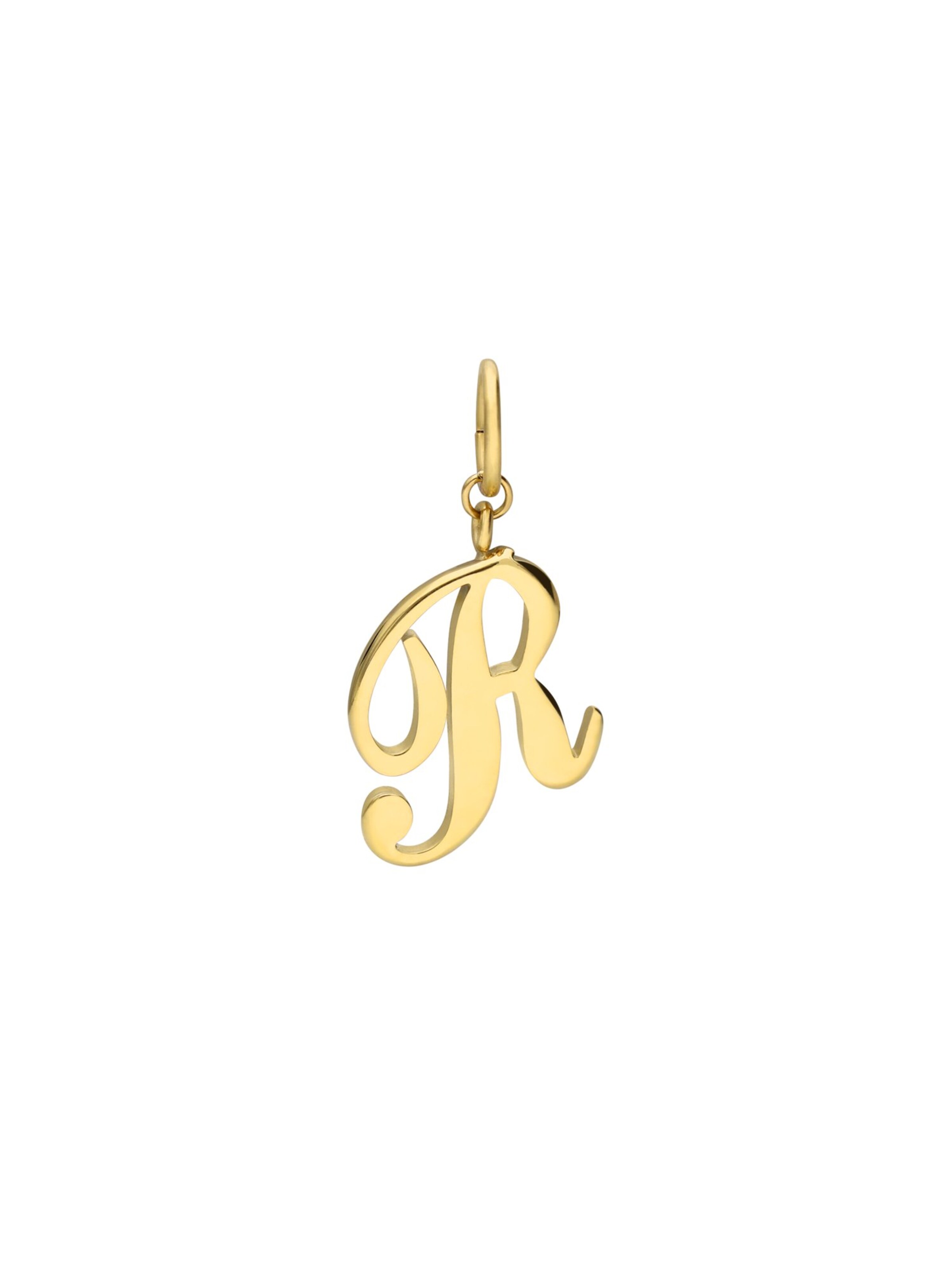 Lucardi Pendant in Gold: front
