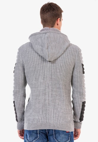 CIPO & BAXX Knit Cardigan in Grey