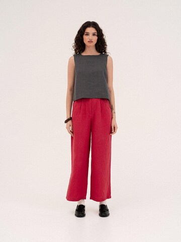 AmourLinen Top 'Lucia' in Grijs