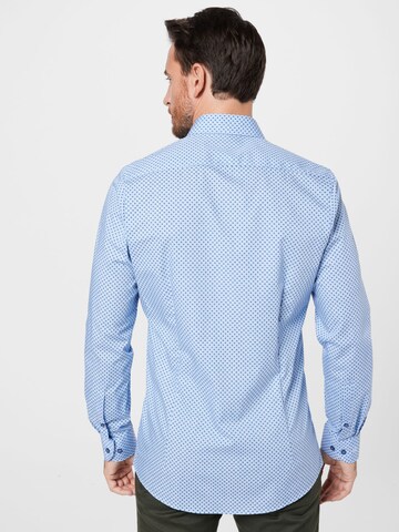 OLYMP - Ajuste regular Camisa 'Level 5' en azul