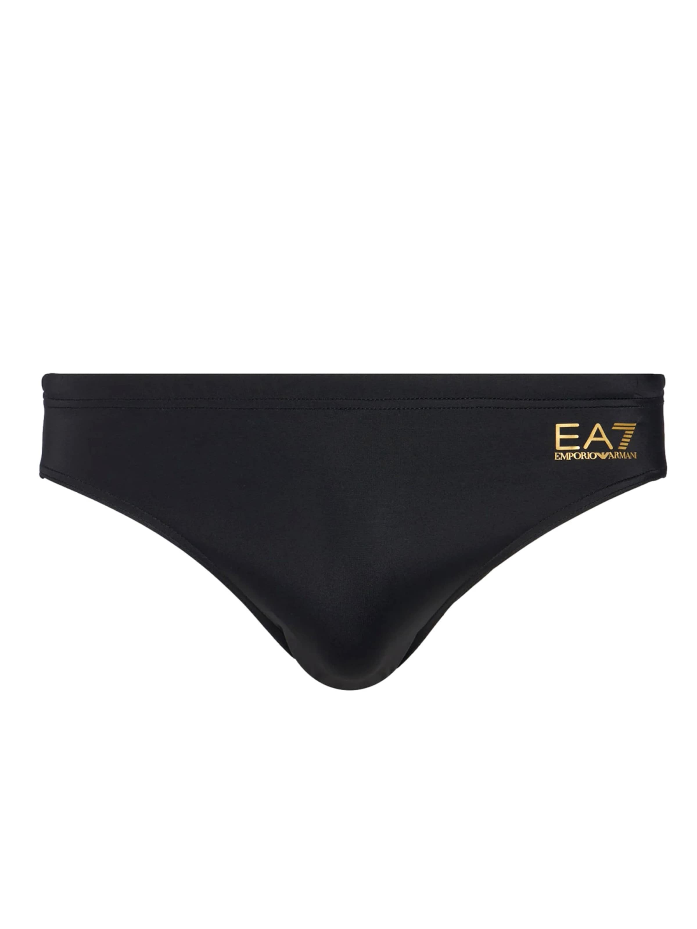EA7 Emporio Armani Badeshorts i sort: forside