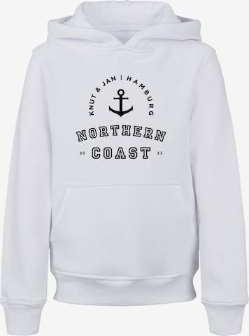 F4NT4STIC Sweatshirt in White: front