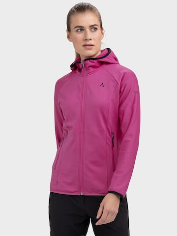 Schöffel Funktionsfleecejacke 'Cascata' in Pink: Vorderseite