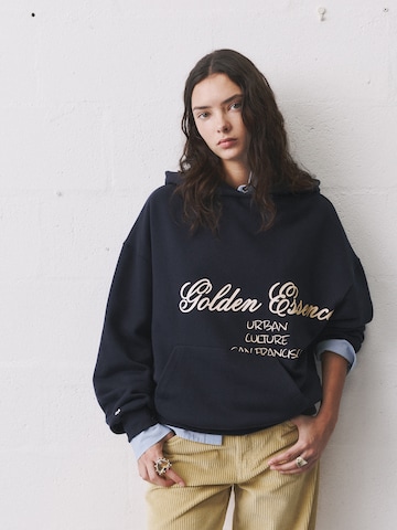 Pull&Bear Sweatshirt 'PACIFIC' in Blauw: voorkant