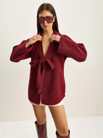 Bianco Lucci Strickjacke in Rot