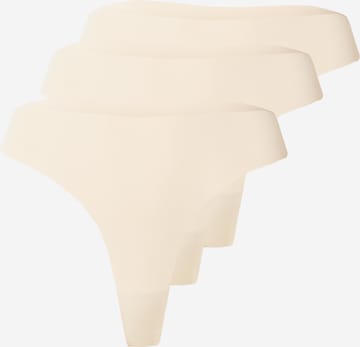 PIECES String 'Namee' i beige: forside