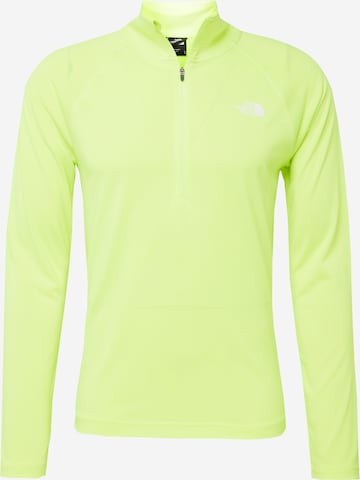 T-Shirt fonctionnel THE NORTH FACE en jaune : devant