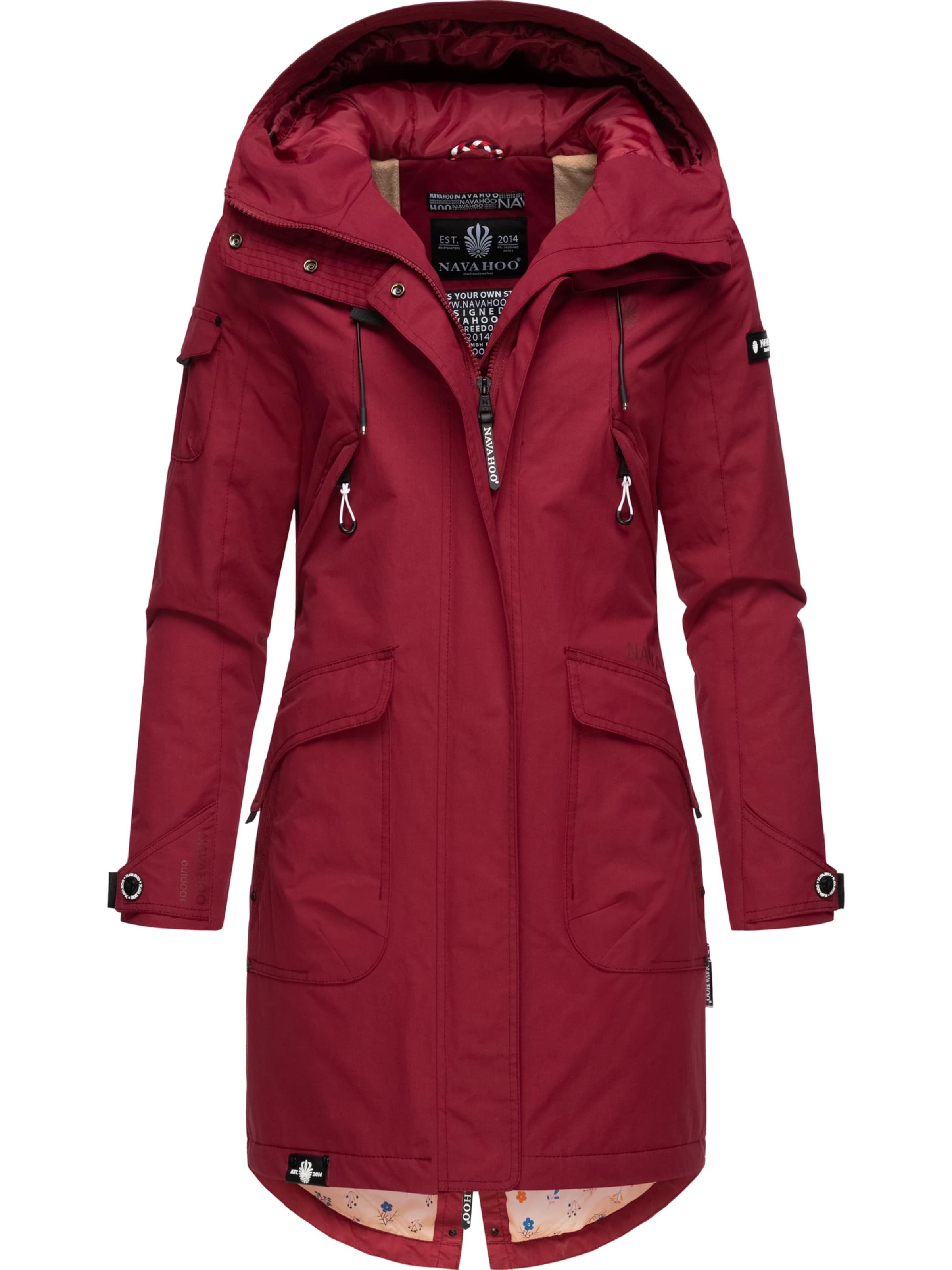 NAVAHOO Функционално яке 'Pfefferschote' в червено: отпред