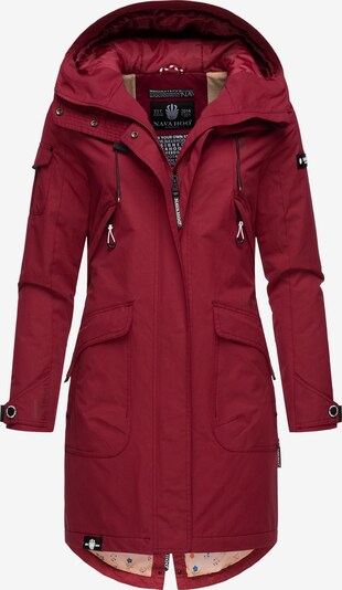 NAVAHOO Tehnička jakna 'Pfefferschote' u tamno crvena / crna / bijela, Pregled proizvoda