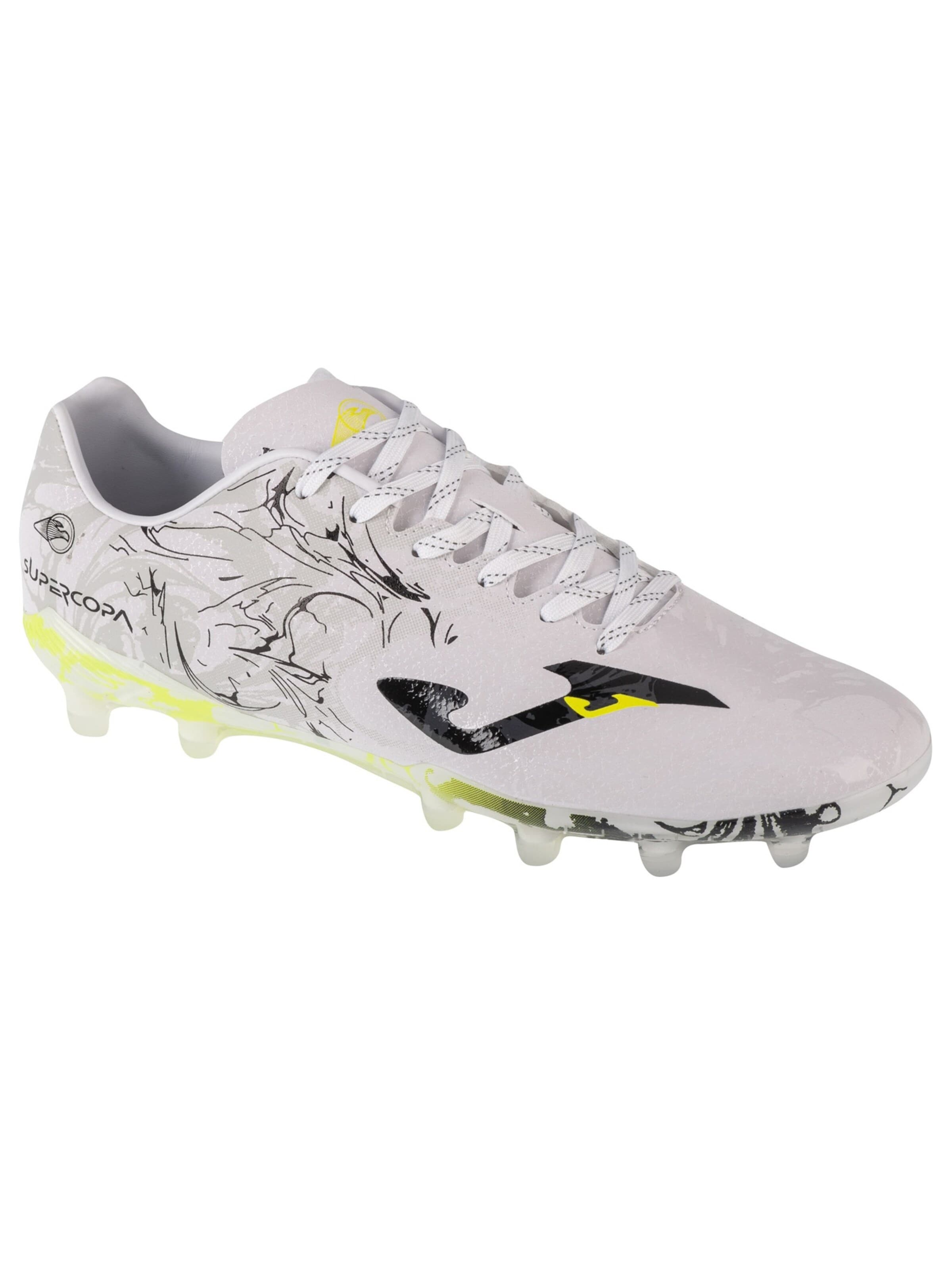 JOMA Soccer shoe 'Joma Super Copa 25 SUPS FG' in White: front